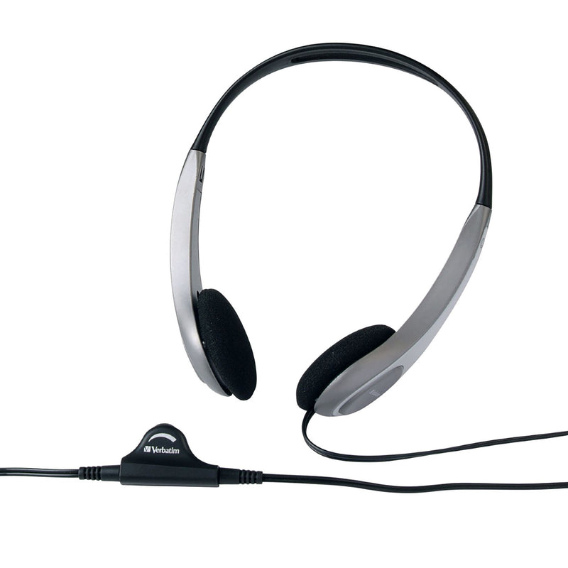 VERBATIM HEADSET WITH VOLUME CONTROL