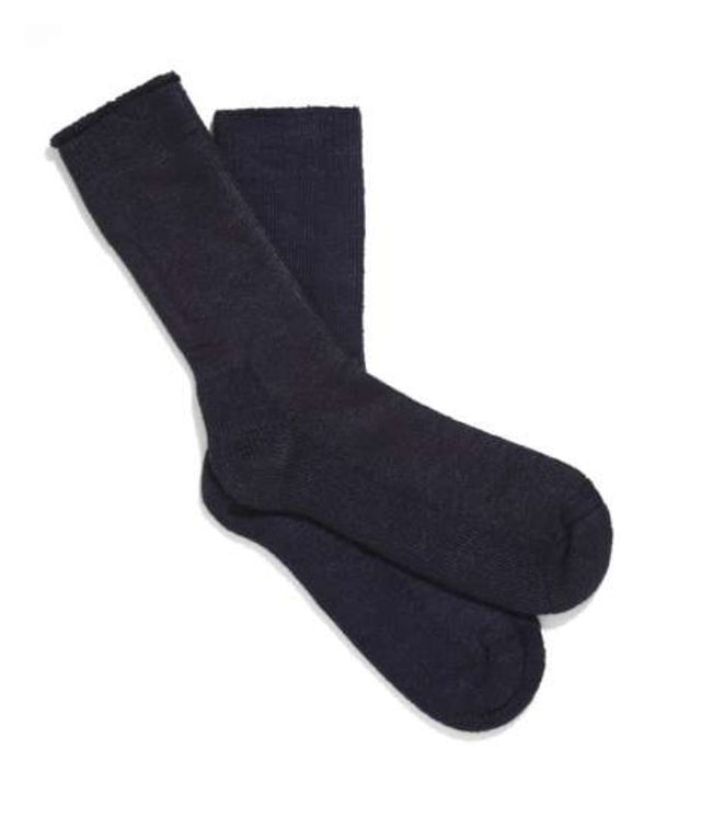 KingGee Bamboo Denim Socks size 11/14, made from breathable, antibacterial bamboo for comfort and UV protection.