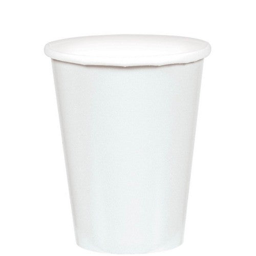 Paper Cups - 20 Pack - Frosty White