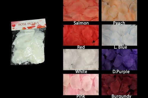 Peach rose petals (150) for weddings and events, perfect for decor, arrangements, and eco-friendly accents.