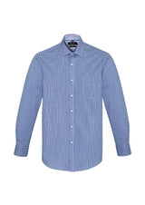 Newport Men's Long Sleeve Shirt in French Navy, featuring a stylish fit, soft texture, and sophisticated details for versatile wear.