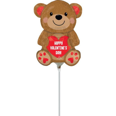 Adorable mini Valentine's Day bear, perfect for gifting love and warmth with its soft, huggable design.