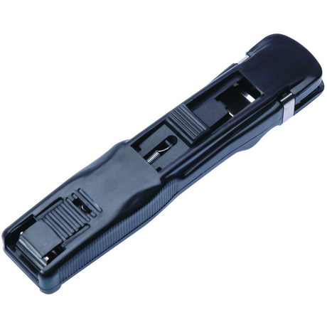 Esselte Nalclip dispenser with 8 black steel clips for securing up to 40 sheets without damaging documents.