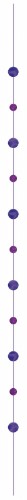 Purple Balloon Fun Strings made of metallic plastic and glitter paper, perfect for adding glamour to celebrations and events.