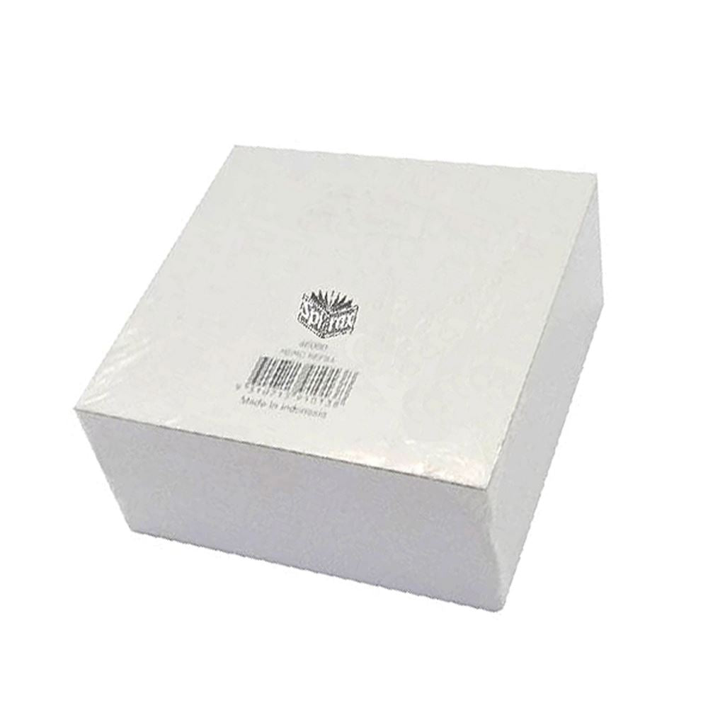 Esselte SWS Memo Cube Refills with 500 unruled sheets, perfect for notes and reminders in 95x95mm size.