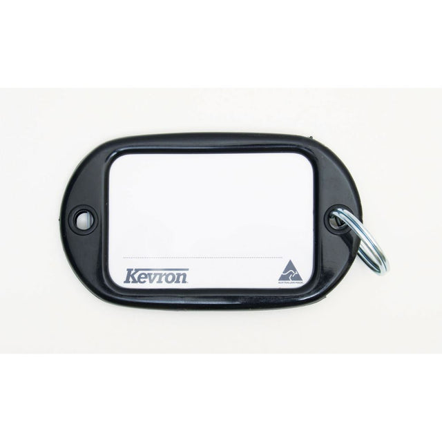 Eco-friendly Kevron Recycled Key Tags in a jumbo bag, 25 tags for easy organization, made from 98% recycled plastic.