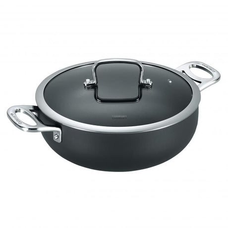 Cuisinart Chef Pan Non-Stick 30cm, featuring a hard-anodized surface and durable non-stick coating for versatile cooking.