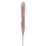 Dusty pink artificial pampas spray, 70cm tall, perfect for elegant floral arrangements and home decor accents.