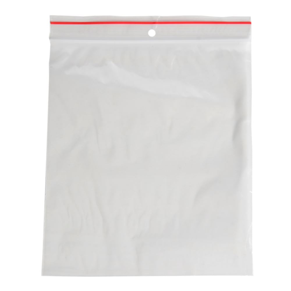 Esselte Zip Lock Bags, 155mm x 180mm, pack of 20, ideal for organizing small items with resealable closures.