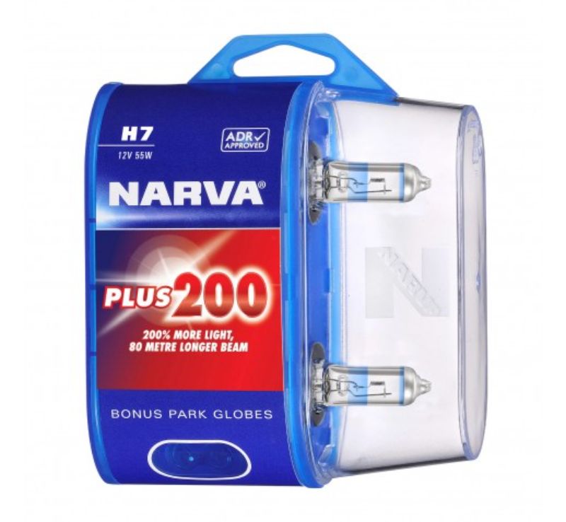 PLUS200 H7 12V 55W PX26D TWIN PACK - NARVA