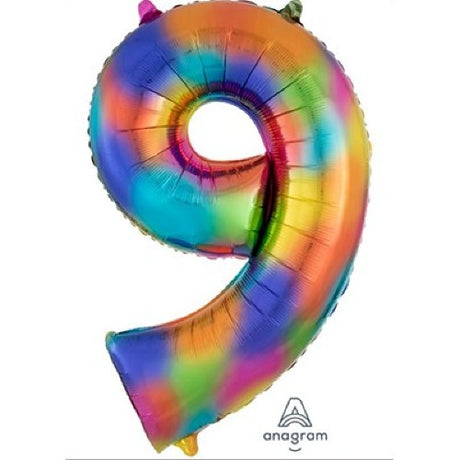 Self-sealing 86cm foil balloon in vibrant colors, perfect for enhancing celebrations and events with easy decoration.