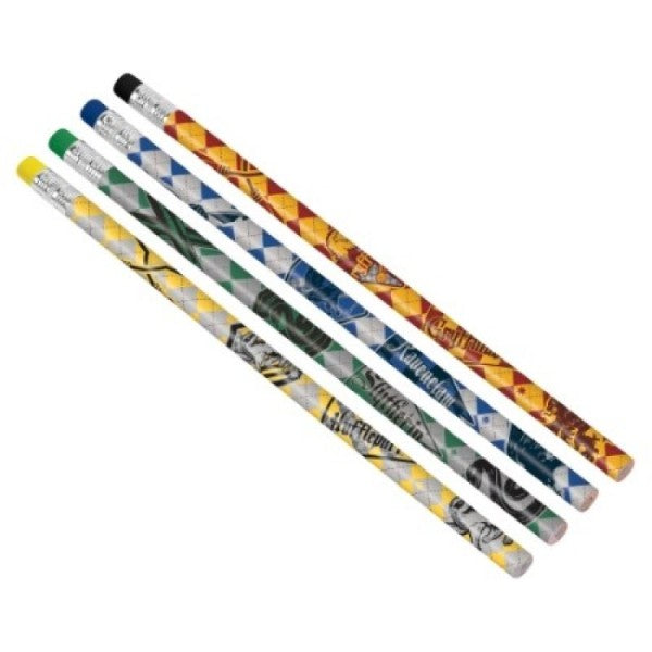 A pack of 12 vibrant Harry Potter pencils, perfect for creative writing and artistic endeavors, featuring enchanting designs.