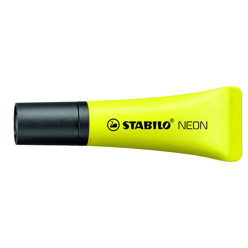 Stabilo Neon Highlighter Yellow Box 10 -10 units