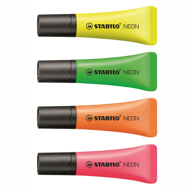 Stabilo Neon Highlighter Asstd Box 10 -10 units