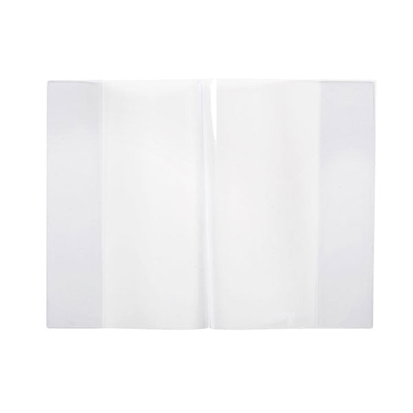 Clear 9x7 book sleeves pack of 5, ideal for protecting books and documents from dirt, moisture, and damage.