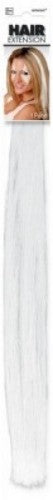 Elegant 15" white hair extensions made from Remy human hair for seamless blending and versatile hairstyles.