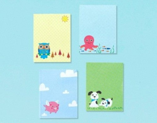 Colorful mini memo pads in a pack of 8, ideal for notes and reminders on the go, perfect for home or office use.