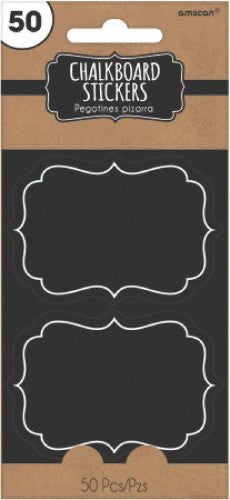 Stickers Chalkboard Paper - Pack of (50)