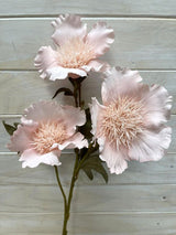 Lifelike pink artificial kapok flower spray, perfect for adding elegance and color to any home or office decor.