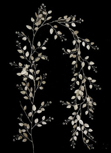 Glitter Leaf Garland measuring 1.8m, featuring sparkling leaves for elegant home decor and versatile event styling.