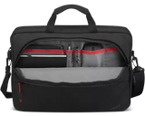 Sleek 15.6-inch laptop topload case with padded storage, adjustable strap, and eco-friendly materials for professionals on the go.