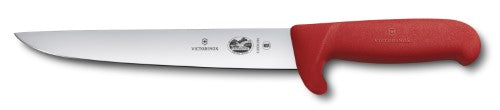 Victorinox Straight Back Safety Knife in red, 20cm blade, ergonomic design for safe and precise food preparation.