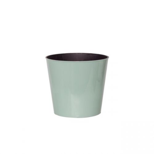 Florist - Plastics - Gloss Pot Round Soft Blue (5001011GLB)