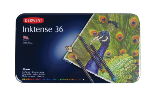 Derwent Inktense Pencils - Assorted Tin of 36