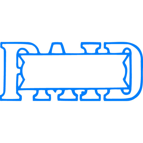 Xstamper Cx-Bn 1201 Paid/Date stamp in blue, offering up to 100,000 clear impressions for efficient document management.