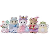 Sylvanian Families Royal Princess Set featuring adorable baby figures in beautiful gowns and magical accessories for imaginative play.