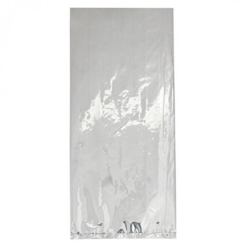 Small silver cello party bags in a pack of 25, perfect for elegant gift packaging and party favors.