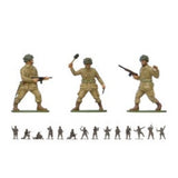 Detailed 1:32 scale model kit of 14 U.S. WWII Paratroopers, celebrating American airborne history and craftsmanship.