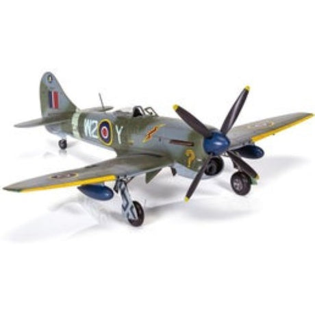 Detailed model kit of the Airfix Hawker Tempest Mk.V, showcasing its sleek design and iconic features for aviation enthusiasts.