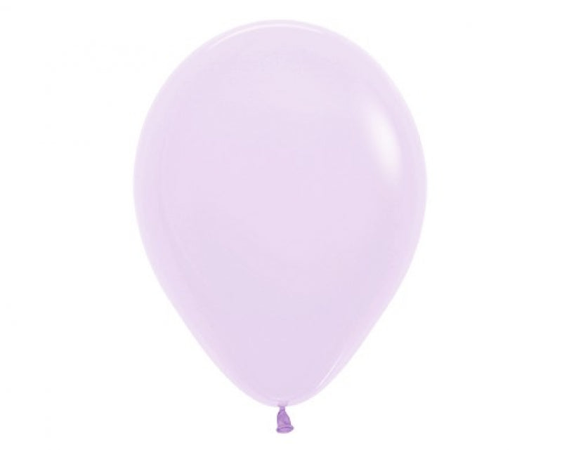 90cm pastel matte lilac latex balloons in a 2-pack, perfect for elegant celebrations and versatile decor.