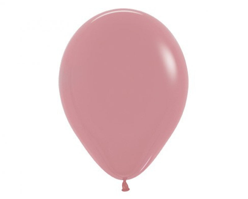 Pack of 25 rosewood-colored 30cm latex balloons, perfect for elegant party decorations and celebrations.