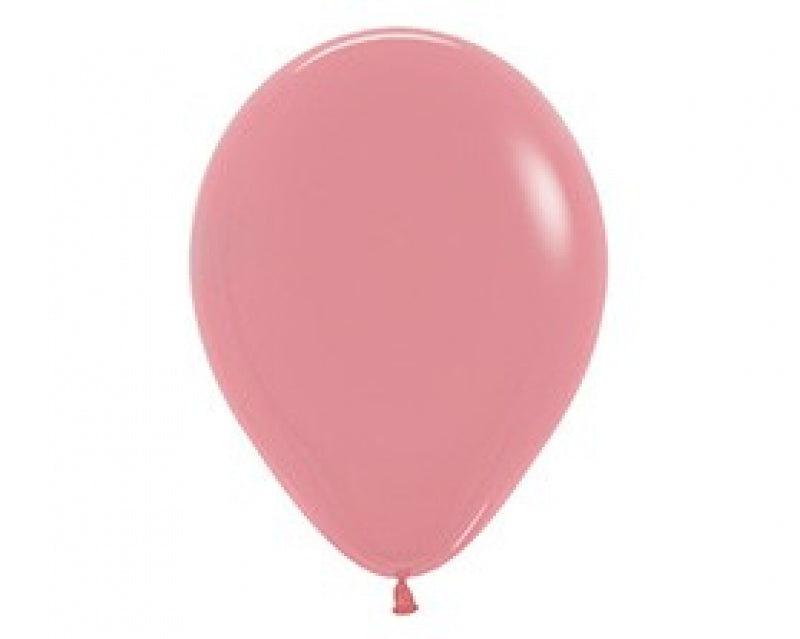 12cm rosewood latex balloons in a pack of 50, perfect for elegant celebrations and easy to inflate for vibrant decorations.