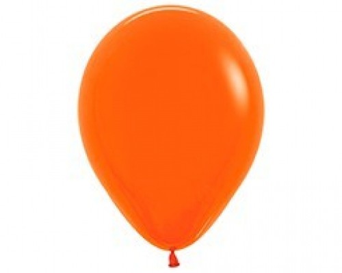 Vibrant orange 45cm latex balloons, pack of 6, perfect for festive occasions and stylish party decor.