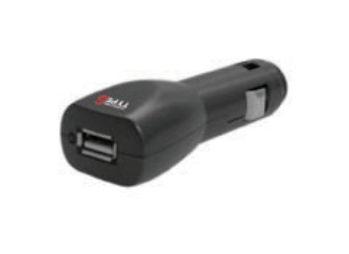 Compact TYPE S USB Power Plug converts 12V outlet to USB for fast charging smartphones and devices on the go.