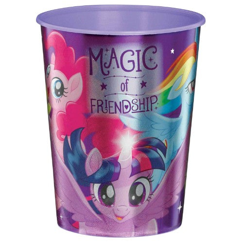 Vibrant My Little Pony Favor Cup featuring colorful characters, perfect for celebrating friendship and Equestrian adventures.