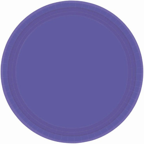Paper Plates Round New Purple - 23cm - Pack of (20)
