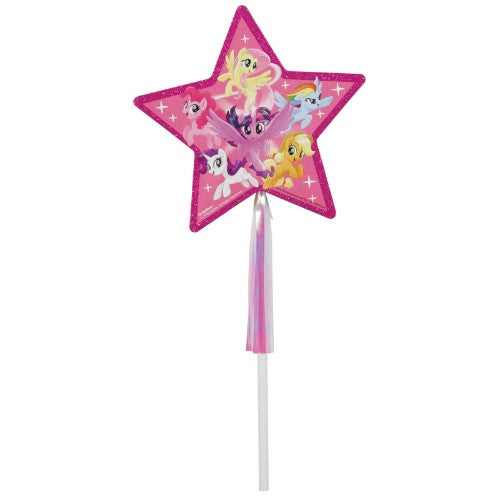 Colorful My Little Pony wands pack of 6, perfect for imaginative play and inspired by the Friendship Adventures series.