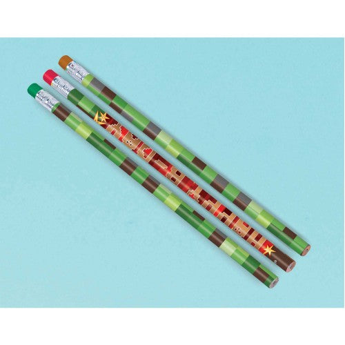 Colorful Tnt-themed pencils (pack of 12) ideal for party favors, events, or classroom rewards, enhancing celebrations with fun and practicality.
