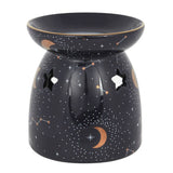 Purple Constellation Oil Burner in New Bone China with celestial design and gold accents, perfect for creating a serene ambiance.