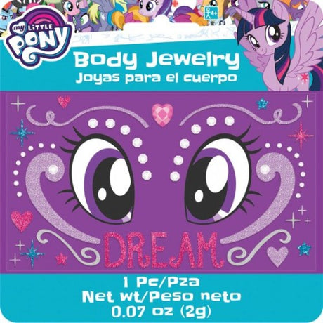 Colorful My Little Pony-themed body jewelry set of 24 pieces for creative play and self-expression for kids.