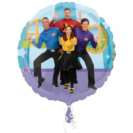 Vibrant 45cm Wiggles Group set, featuring playful characters designed for imaginative play and creativity in children.