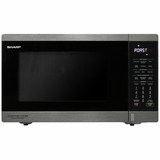 Sharp convection microwave in stainless steel, 1100W, 32L capacity; versatile cooking with LED display and 11 power levels.
