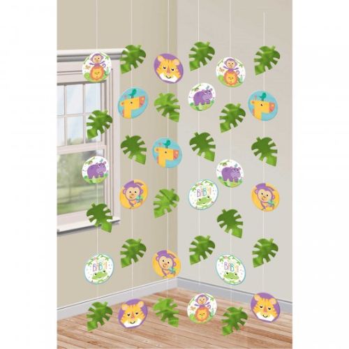 Colorful string decorations featuring adorable characters, perfect for brightening up your nursery or celebrating special occasions.