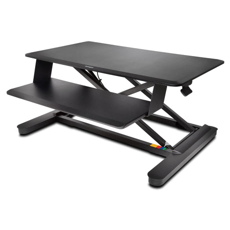 KENSINGTON SMARTFIT® SIT STAND WORKSTATION with a spacious 900mm surface, pneumatic lift, and ergonomic design for flexible working.