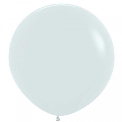 Sempertex 60cm Fashion White Latex Balloons 005, 3pk - Pack of 3