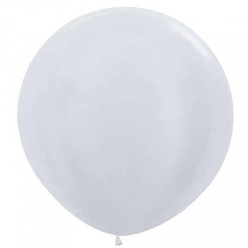 Satin pearl latex balloons in elegant colors, perfect for celebrations, events, and décor, pack of 3.